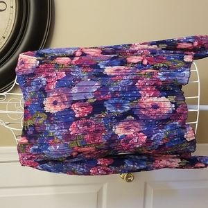 RD & Kokio gorgeous floral print pleated top